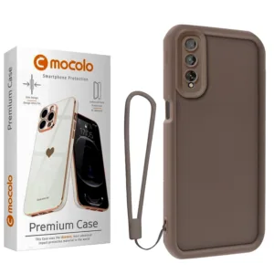 کاور موکولو مدل Silicone Puffer Strap مناسب برای گوشی موبایل سامسونگ Galaxy A7 2018 به همراه بند آویز