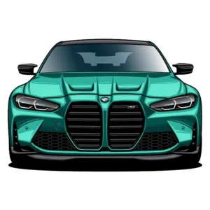 استیکر لپ تاپ مدل BMW کد 567