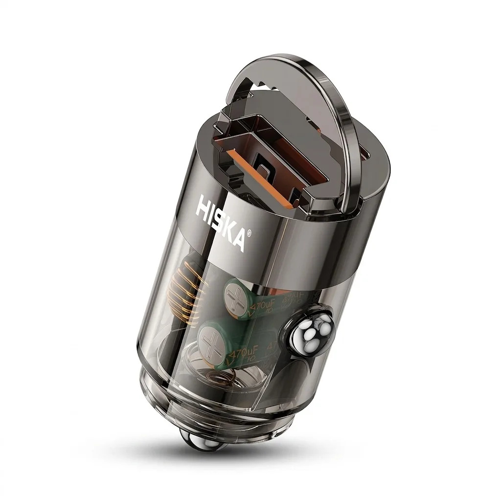 شارژر فندکی 63 وات هیسکا مدل HCC-317
