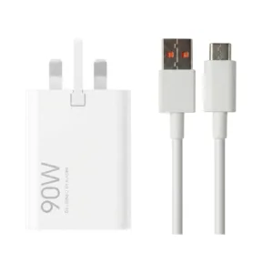 شارژر دیواری 90 وات مدل MDY-15-EL به همراه کابل تبدیل USB-A به USB-C