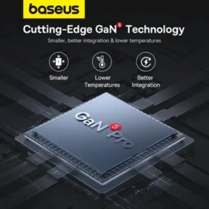 شارژر دیواری 100 وات بیسوس مدل GAN5 PRO 100W به همراه کابل USB-C