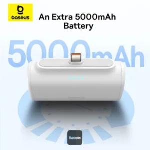 پاوربانک 20 وات باسئوس مدل Compact Fast Charging Type-C Edition ظرفیت 5000 میلی آمپر ساعت