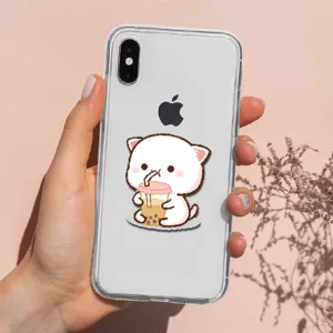 استیکر لپتاپ طرح گربه کد 2