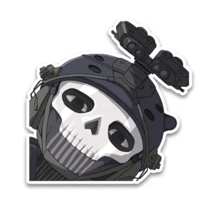 استیکر لپ تاپ و موبایل مدل بازی طرح کال اف دیوتی گوست Call of Duty Ghost کد 3743