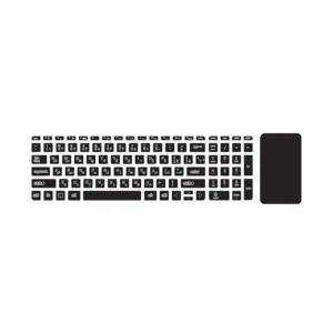 برچسب حروف فارسی کیبورد توییجین و موییجین مدل black 01 مناسب برای لپ تاپ اچ پی  pavilion 15-p series