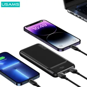 پاوربانک یوسمز مدل US-CD202 ظرفیت 30000 میلی آمپرساعت