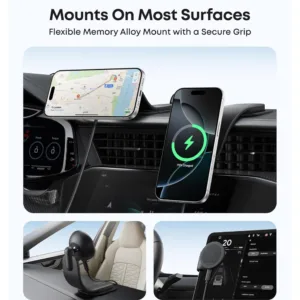 شارژر فندکی بی‌سیم 15 وات انکر مدل B2216 به همراه کابل تبدیل USB-C