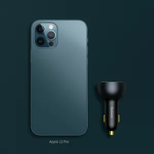 شارژر فندکی 160 وات باسئوس مدل TZCCZM-0G به همراه کابل USB-C