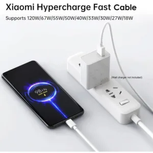 شارژ دیواری 120وات ایمالا مدل MDY-14-EN به همراه کابل تبدیل USB به USB-C