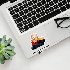 استیکر لپ تاپ پیکسل میکسل مدل انیمه جوجوتسو کایسن مجموعه 6 عددی