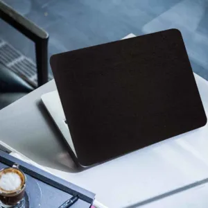 استیکر لپ تاپ طرح surface texture blackکد P-990مناسب برای لپ تاپ 15.6 اینچ