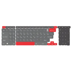 برچسب کیبورد حروف فارسی کد 082