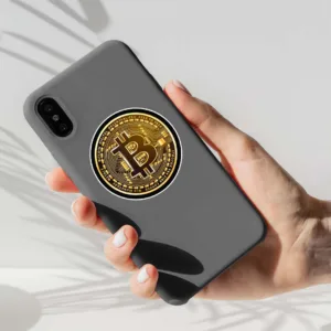 استیکر لپ تاپ کارنیکا طرح ترید-بیت کوین مدل trade-bitcoin-2222018 مجموعه 2 عددی