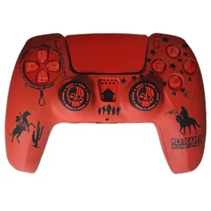 محافظ دسته بازی پلی استیشن 5 مدل Red dead PS5374 به همراه روکش آنالوگ