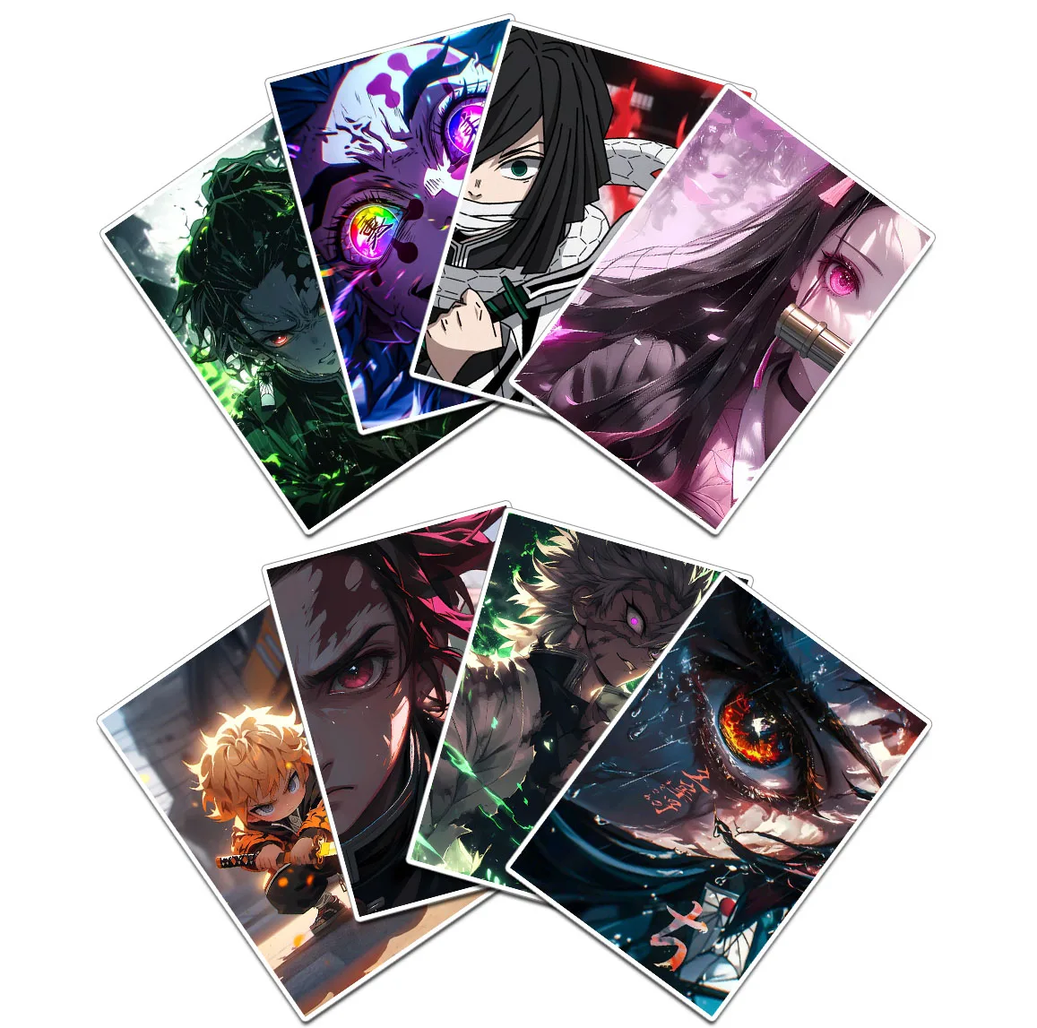 استیکر و برچسب گوفی مدل تانجیرو نزوکو انیمه شیطان کش Demon Slayer Anime کد T05 مجموعه 8 عددی
