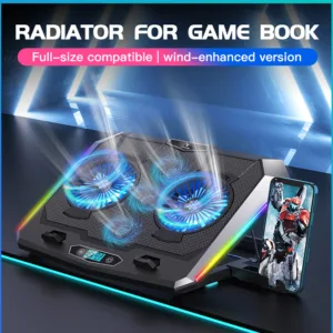 پایه خنک کننده لپ تاپ گیمینگ مدل RGB 5FAN D10 کد MOBILE STAND