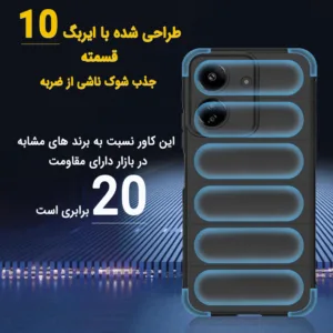 کاور لوکسار مدل Ezio مناسب برای گوشی موبایل شیائومی Redmi 13C / Poco C65