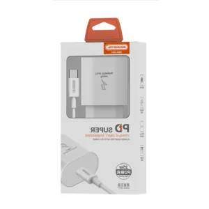 شارژر دیواری 25 وات سوموس تل مدل SAM FAST S24 Q03 به همراه کابل تبدیل USB-C