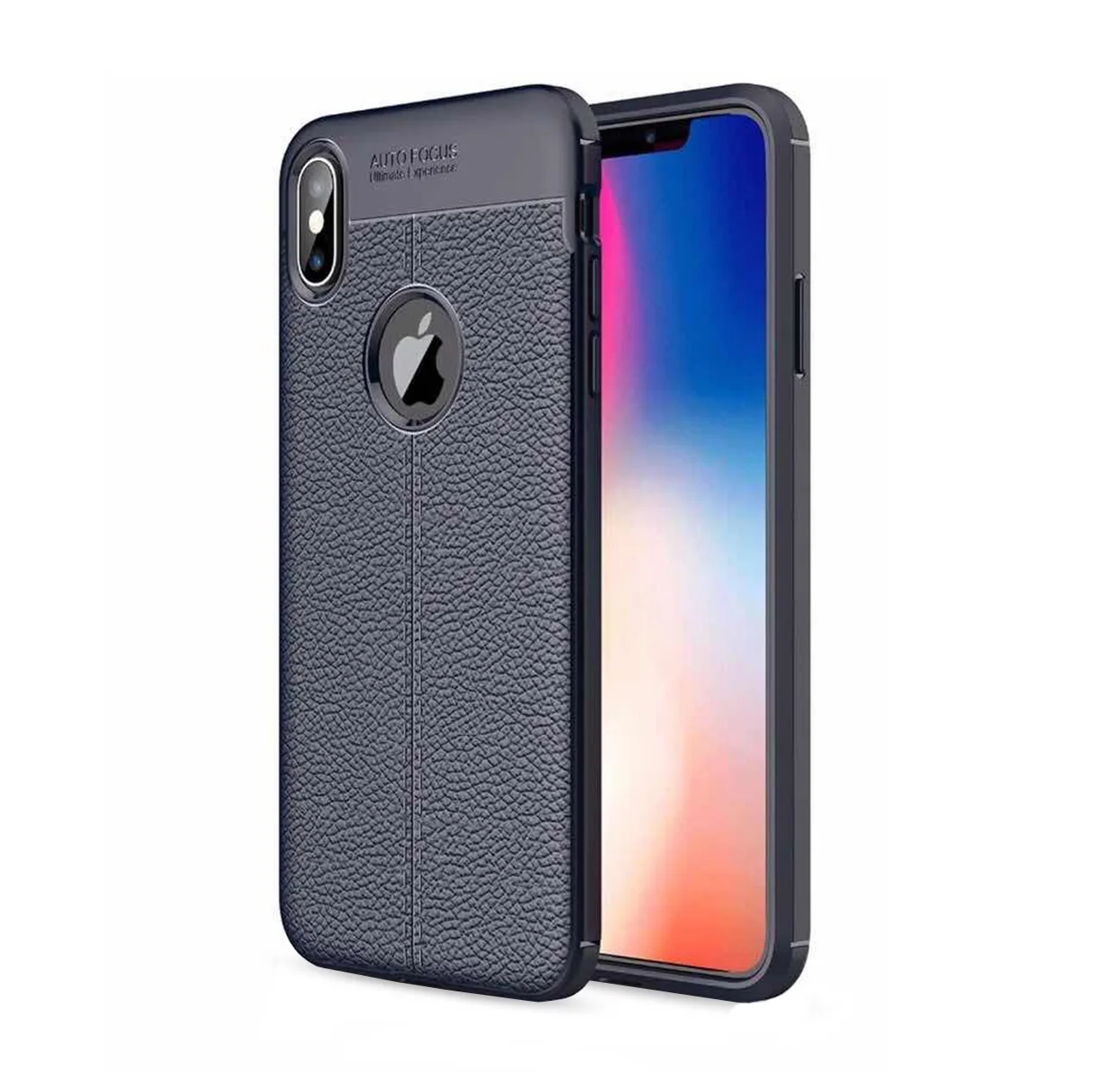کاور اتوفوکوس طرح چرم مناسب برای گوشی موبایل اپل iPhone XS MAX