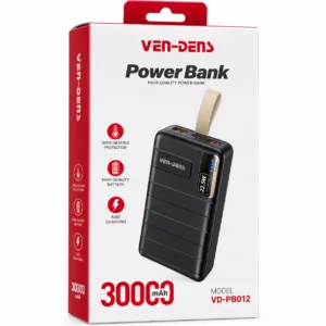 پاوربانک 22.5 وات وندنز مدل PB012 ظرفیت 30000 میلیآمپرساعت به همراه بند آویز