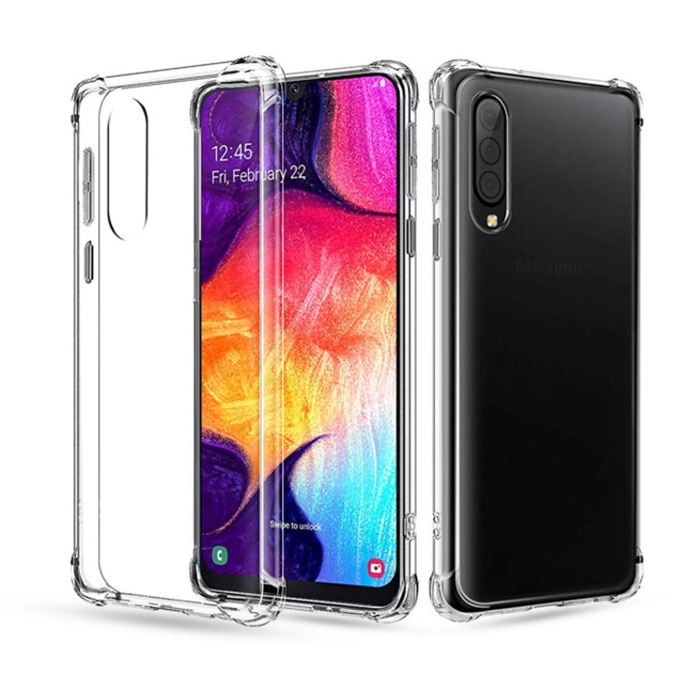 کاور مدل شفاف مناسب برای گوشی موبایل سامسونگ Galaxy A50