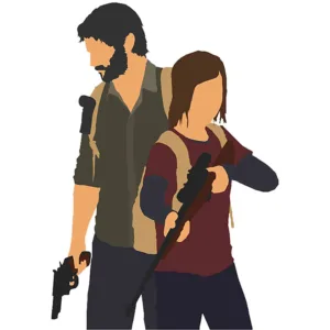 استیکر لپ تاپ طرح The Last of Us کد ST1848