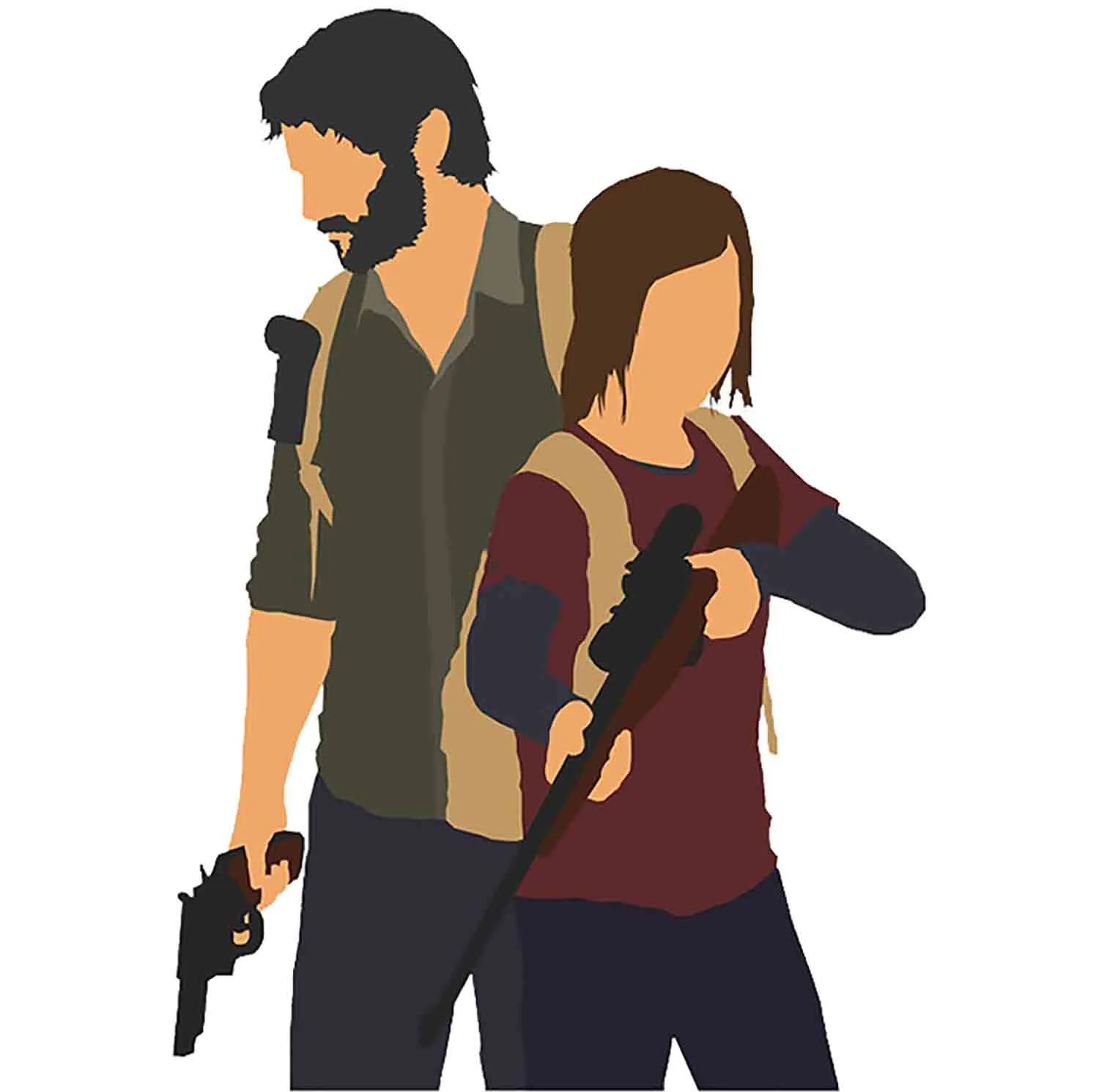 استیکر لپ تاپ طرح The Last of Us کد ST1848