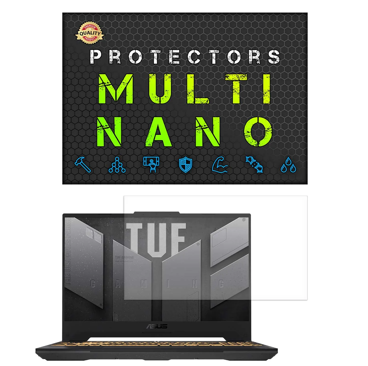 محافظ صفحه نمایش مات مولتی نانو مدل X-S1M مناسب برای لپ تاپ ایسوس TUF Gaming F15 FX507VV 15.6 inch 2023