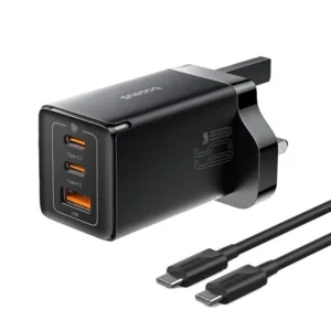شارژر دیواری 65 وات بیسوس مدل CCGAN65UK به همراه کابل USB-C