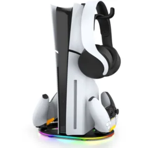 پایه شارژ و استند RGB پلی استیشن 5 اسلیم آی پگا مدل PG-P5S045