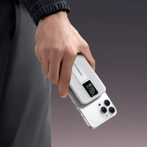 پاوربانک بیسیم 10000 میلی آمپری 30 وات پاورولوجی مدل PPB20910BK