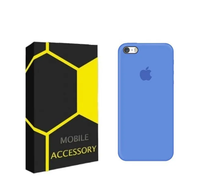 کاور مدل silicon مناسب برای گوشی موبایل اپل iPhone 5 / 5s / SE
