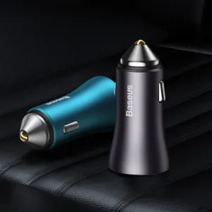 شارژر فندکی 60 وات بیسوس مدل CCJDZ-MC