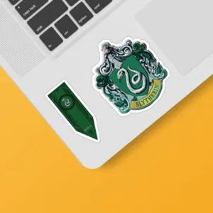 استیکر لپ تاپ و موبایل گوفی طرح هری پاتر مدل slytherin مجموعه 10 عددی