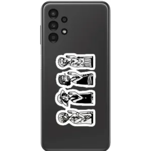 استیکر لپ تاپ و موبایل گوفی طرح انیمه وان پیس مدل Hush 1 مجموعه 4 عددی