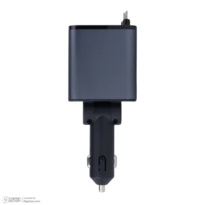 شارژر فندکی 30 وات دو پورت گرین لاین مدل GNRCC50WBK