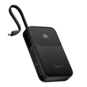 پاوربانک 45 وات گلوریمی مدل ACTIVECORE ظرفیت 20000 میلی‌آمپرساعت به همراه دو کابل USB-C و لایتنینگ
