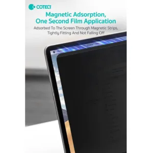 محافظ صفحه نمایش حریم شخصی کوتتسی مدل آهن ربایی MB-032 مناسب برای مک بوک اپل MacBook Pro 14 inch A2442/A2779/A2918/A2992/A3112/A3185/A3401/A3426