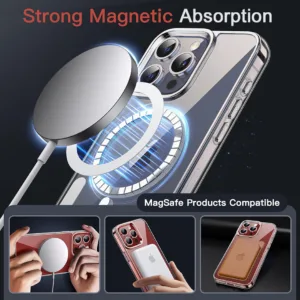 کاور قاب تک مدل مگ سیف magsafe مناسب برای گوشی موبایل اپل iPhone 15 Pro Max