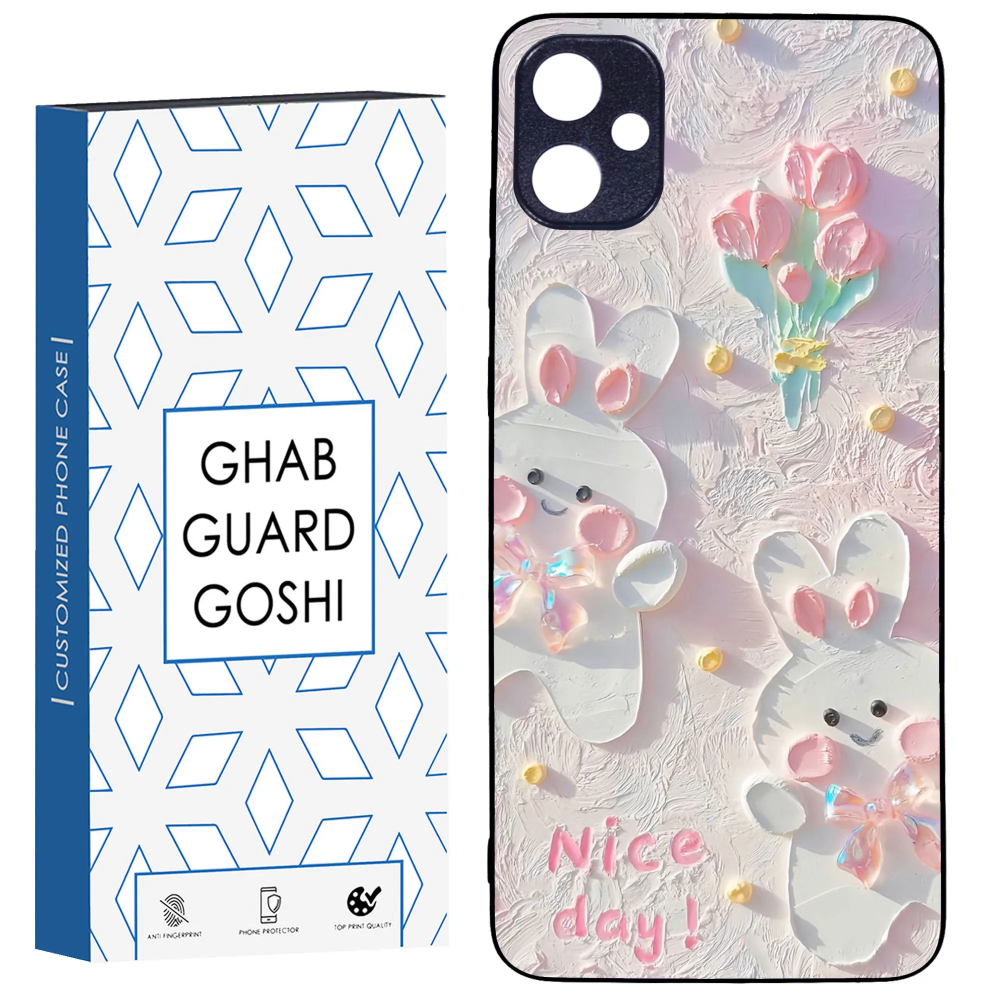 کاور قاب گارد گوشی طرح گل کد TPU-214 مناسب برای گوشی موبایل سامسونگ Galaxy A05
