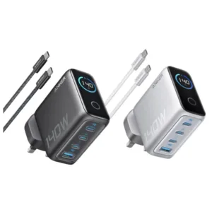 شارژر دیواری 140 وات چهار پورت انکر مدل B2697KZ1 به همراه کابل USB-C به طول 1.5 متر