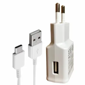 شارژر دیواری 15 وات توربو مدل Galaxy A51 به همراه کابل تبدیل USB-c
