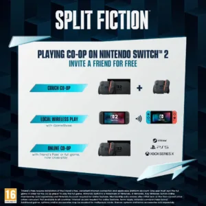 بازی Split Fiction کد دیجیتال مخصوص Nintendo Switch 2