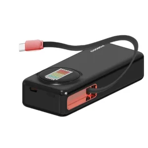 پاوربانک 45 وات پرودو مدل PBFCH072 ظرفیت 10000 میلی‌آمپرساعت به همراه کابل USB-C