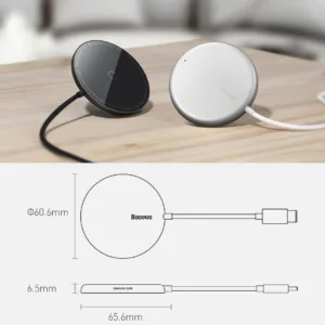 شارژر بی سیم باسئوس مدل MagSafe BS-W522C
