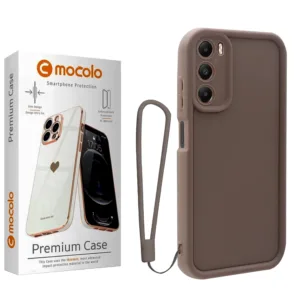 کاور موکولو مدل Silicone Puffer Strap مناسب برای گوشی موبایل شیائومی Poco M3 به همراه بند آویز