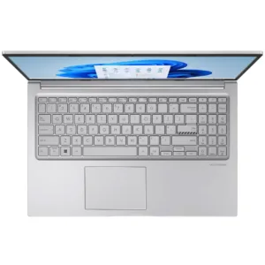 لپتاپ 15.6 اینچی ایسوس Vivobook 15 F1504VAP با پردازنده Core 5-120U، رم 16 گیگابایت DDR4، حافظه SSD با ظرفیت 512 گیگابایت، صفحهنمایش IPS و وضوح Full HD، وبکم 720p با درپوش حریم خصوصی، سیستم عامل ویندوز
