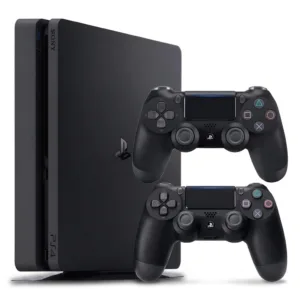 کنسول بازی سونی مدل Playstation 4 Slim ریجن 3 سری CUH-2218B ظرفیت 1 ترابایت به همراه کارت نصب 20 عدد بازی