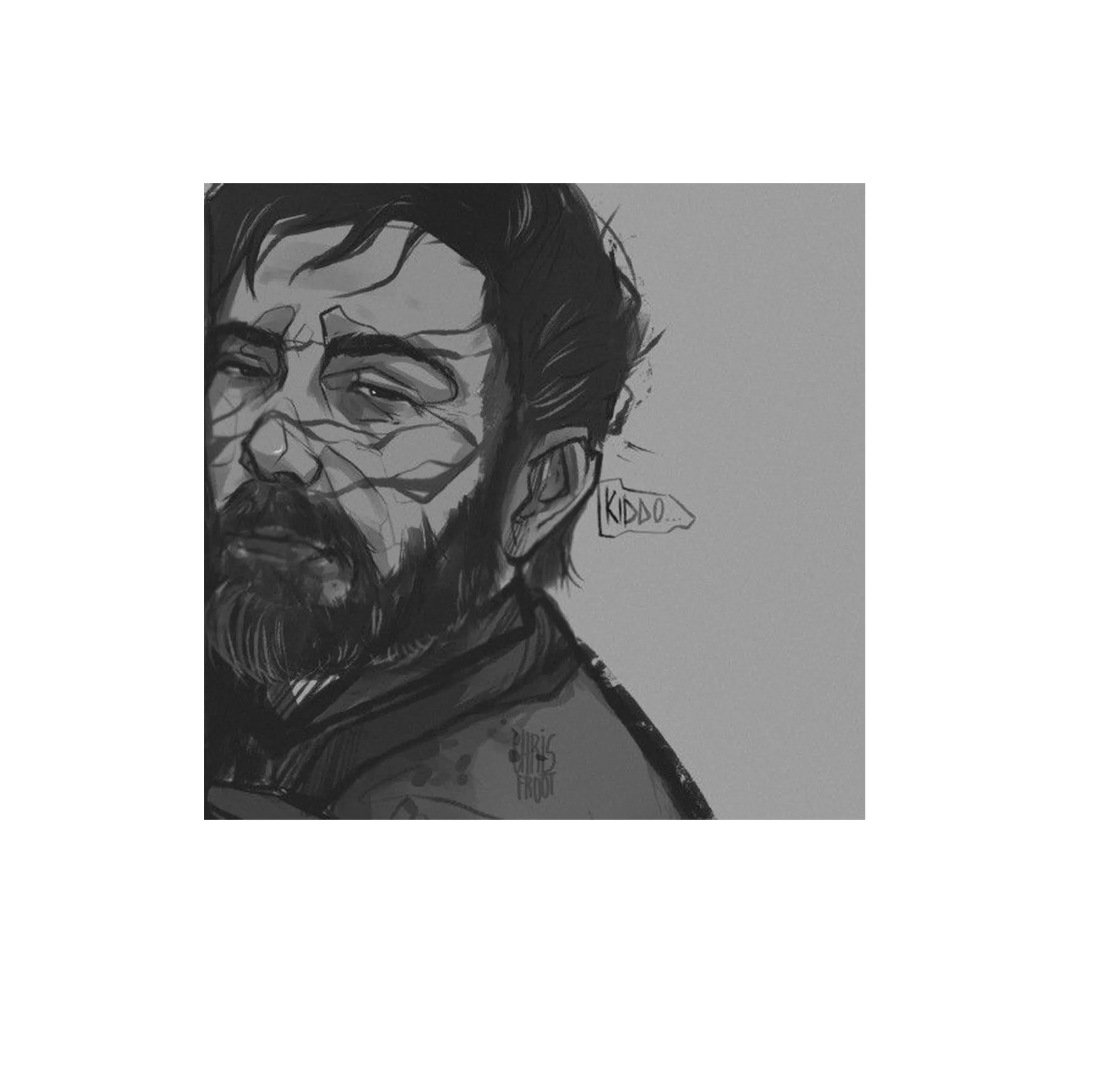 استیکر لپ تاپ و موبایل مدل بازی طرح  لست اف اس the last of us کد 2149