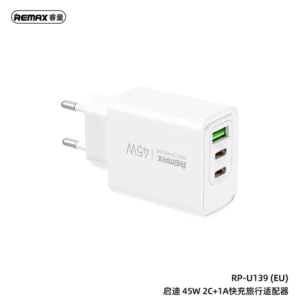 شارژر دیواری 45 وات ریمکس مدل S23 ULTRA به همراه کابل تبدیل USB-C